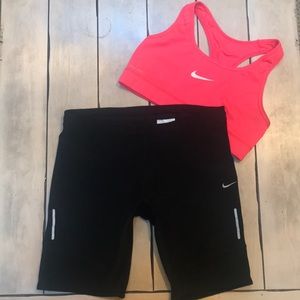 Women’s Medium Black Dry Fit Spandex Shorts